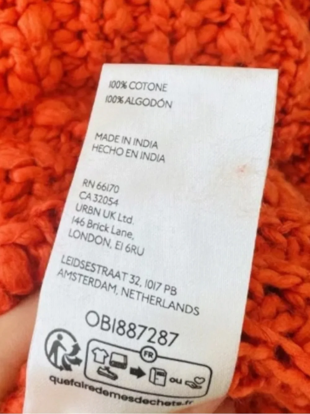 NEW FREE PEOPLE In a Swirl Pullover Sweater in Tangerine Size S